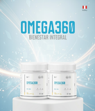 OMEGA360 FWP: Omega-3 de Alta Concentración (300mg EPA + 30mg DHA) de Sacha Inchi y Algas Marinas 🌱🐠 | Fórmula Molecular de Máxima Pureza ✨ | Gomas Masticables Sabor Maracuyá 🥭 - 30 Porciones
