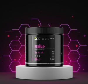 Renova+ FWP: Colágeno Doblemente Hidrolizado con Biopéptidos Activos, Resveratrol y Q10 | Sabor Berries - 315g (21 Días)